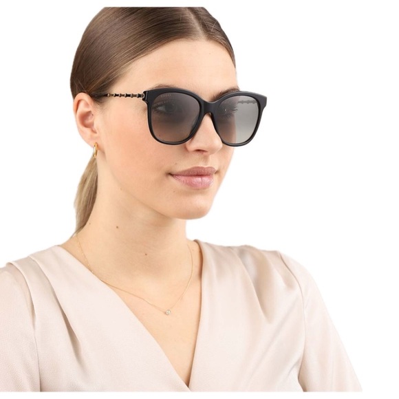 NEW AUTHENTIC GUCCI BURGUNDY SUNGLASSES GUCCI WOMEN CAT EYE SUNGLASSES - Picture 4 of 5